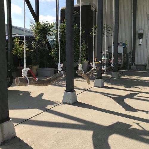 お家で「ブランコ」流木仕様