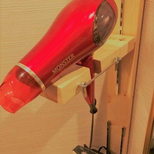 ドライヤースタンドを作ってみた